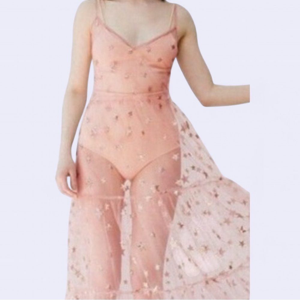 BN Mosquito Net Dress Pink & Black only 1 in black sz S left.